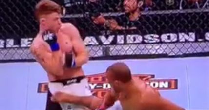 WATCH: UFC Chicago saw the most painful nutshot in the history of anything