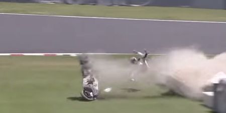 VIDEO: Casey Stoner breaks arm and leg as first race since 2012 ends in spectacular crash