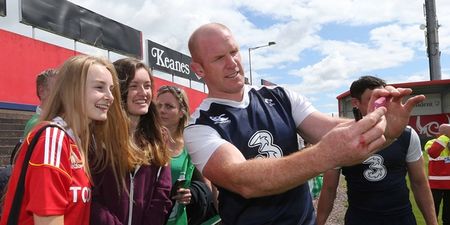 WATCH: Paul O’Connell receives standing ovation from Munster fans in Cork