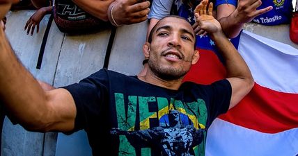 PIC: Jose Aldo reminds people that he’s still king of the featherweight division