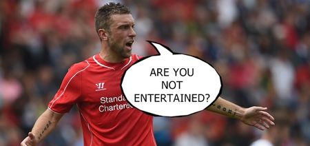 Rickie Lambert has only been at West Brom a matter of hours and he’s already scoring for fun