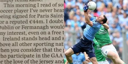 Dublin fan pens brilliant letter about the magic of the GAA after Fermanagh win