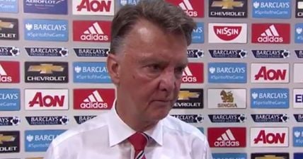 WATCH: Louis van Gaal tells reporter what’s what when asked about David de Gea’s future