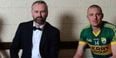 PIC: Kerry footballers look bemused at Daithí Ó Sé in a tux and GAA shorts