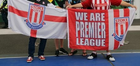 Stoke show that fans will turn anything into a football scarf these days