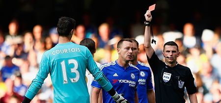 Chelsea aren’t going to take Thibaut Courtois’s red card lying down