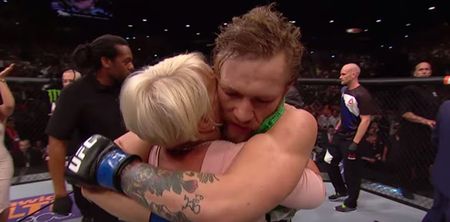 Conor McGregor reveals the significance of hugging his Mam after brutally knocking out Mendes