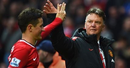 Ander Herrera doesn’t look like reclaiming his starting place as Louis van Gaal explains system