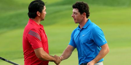 Classy Rory McIlroy sends his congratulations to Jason Day and new world number one Jordan Spieth