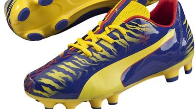 PICS: Radamel Falcao is following Mario Balotelli’s example with line of awful kids football boots