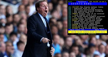 Harry Redknapp reveals he once missed out on a transfer target thanks to Teletext