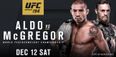 Bout order for UFC 194: Aldo v McGregor finally set