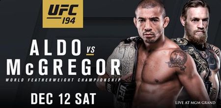 Bout order for UFC 194: Aldo v McGregor finally set