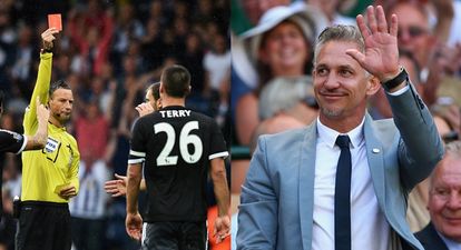 Gary Lineker lands a cheeky dig on John Terry after red card