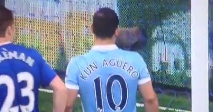 Sergio Aguero sends classy message to fan he helped get treatment for at Everton game