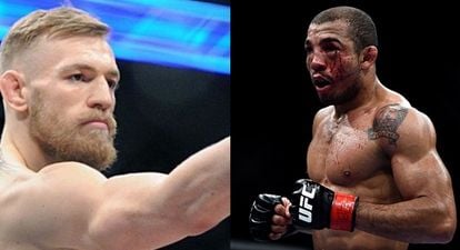 Conor McGregor and Jose Aldo have met face to face for the first time in months