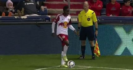 VIDEO: New York Red Bulls’ cheeky corner proves that linesman has no idea what he’s doing