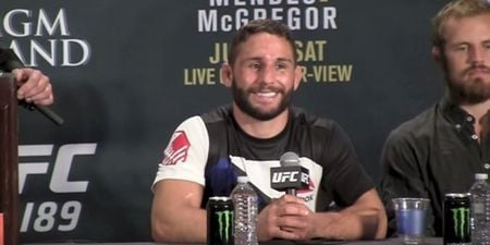 Irish MMA fans respond to Chad Mendes’ claims they accosted him before UFC 189