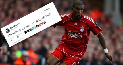 Ex-Liverpool player Ryan Babel went into full meltdown mode on Twitter last night