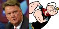 Louis Van Gaal’s disfigured face as he left the Liberty Stadium reminds us of Popeye