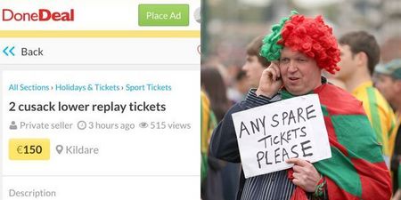 Good news for anyone looking get All-Ireland semi final replay tickets