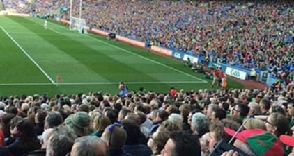 Mayo fan goes ‘old school’ with unique way to follow the action in Croke Park