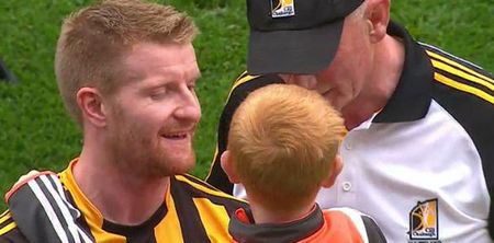 Pic: Touching moment between Richie Power and his son after All-Ireland victory