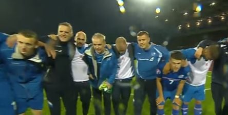 Video: Iceland players partied with their fans after Euro 2016 qualification