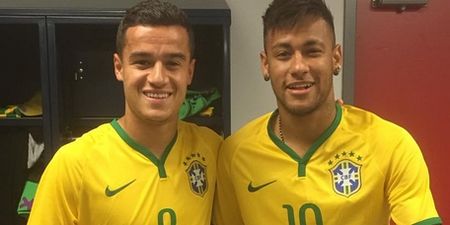 PIC: Philippe Coutinho recreates teenage picture with a barely recognisable skinny Neymar