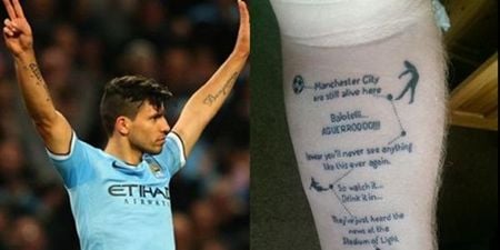 Manchester City fan gets a definite contender for best worst tattoo of all time