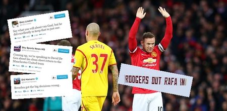 Whatever happens Manchester United v Liverpool will lead to an all out Twitter meltdown