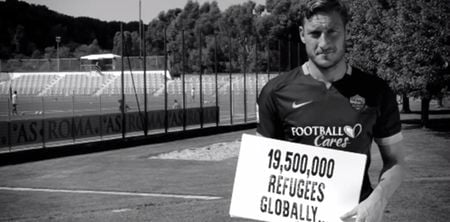 Totti, Dzeko and Salah lead powerful Roma video urging football to get behind refugees