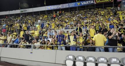 Pic: Maccabi Tel Aviv fans display anti-refugee banner