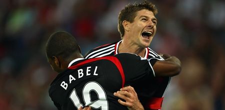 Ryan Babel has jumped to Steven Gerrard’s defence over Diouf’s race allegation