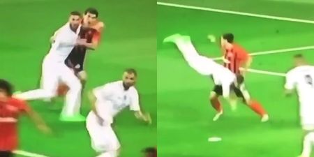 Karma strikes Sergio Ramos as he’s subbed off after trying to con referee with spectacular dive