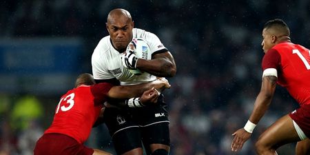 Fijian winger flattens half the English team with rampaging ‘Jonah Lomu’ run