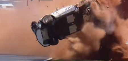 Video: Nelson Piquet’s son shows off facial bruises after his Porsche flips NINE times