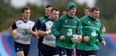 Johnny Sexton sat out of Ireland training today but, fear not, he’s going to be okay (we hope)