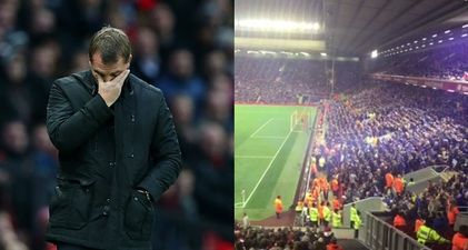 Watch: Carlisle United fans taunt Brendan Rodgers after equaliser