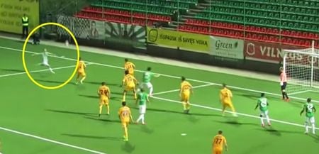 WATCH: Is this the tightest-angled volley ever scored in real life?