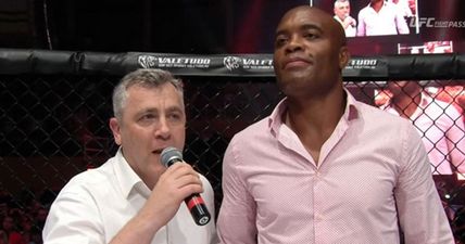 Did suspended Anderson Silva accidentally let slip the opponent for his comeback fight?