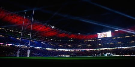 Twickenham was lit up like Grafton Street on Christmas Eve ahead of England-Wales tonight