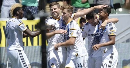 VIDEO: Robbie Keane and Steven Gerrard both on target to end Galaxy’s MLS goal drought