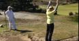 VIDEO: Female golfer was confident she could backflip into a bunker. She shouldn’t have been