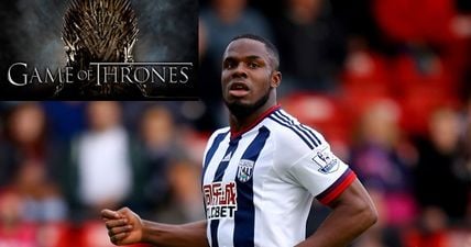 Victor Anichebe is not one bit happy about being refused a picture with Game of Thrones stars