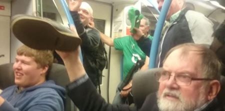 VIDEO: Irish rugby fans belt out a truly bizarre chant