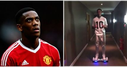 Manchester United fans enter panic mode seeing Anthony Martial on new toy before Arsenal game