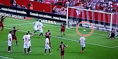 VIDEO: Answers on a postcard how Neymar’s free-kick did not cross the goal-line