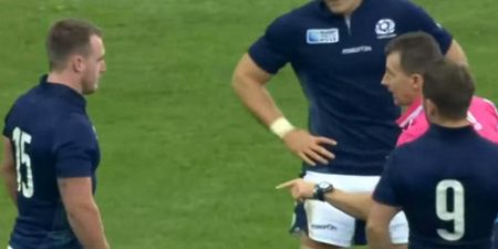 VIDEO: Nigel Owens had a very smart-ass response to Scottish player’s dive