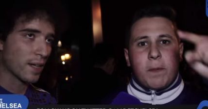 VIDEO: This angry, angry Chelsea fan tells pretty much everyone to f*** off